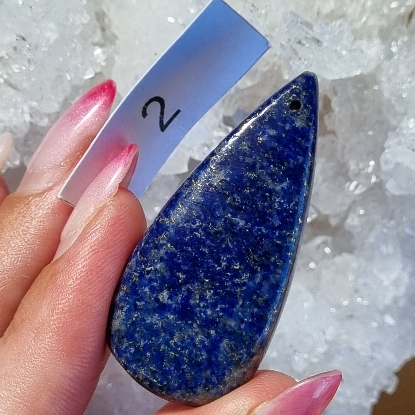 Lapis Lazuli Drilled Cabochon