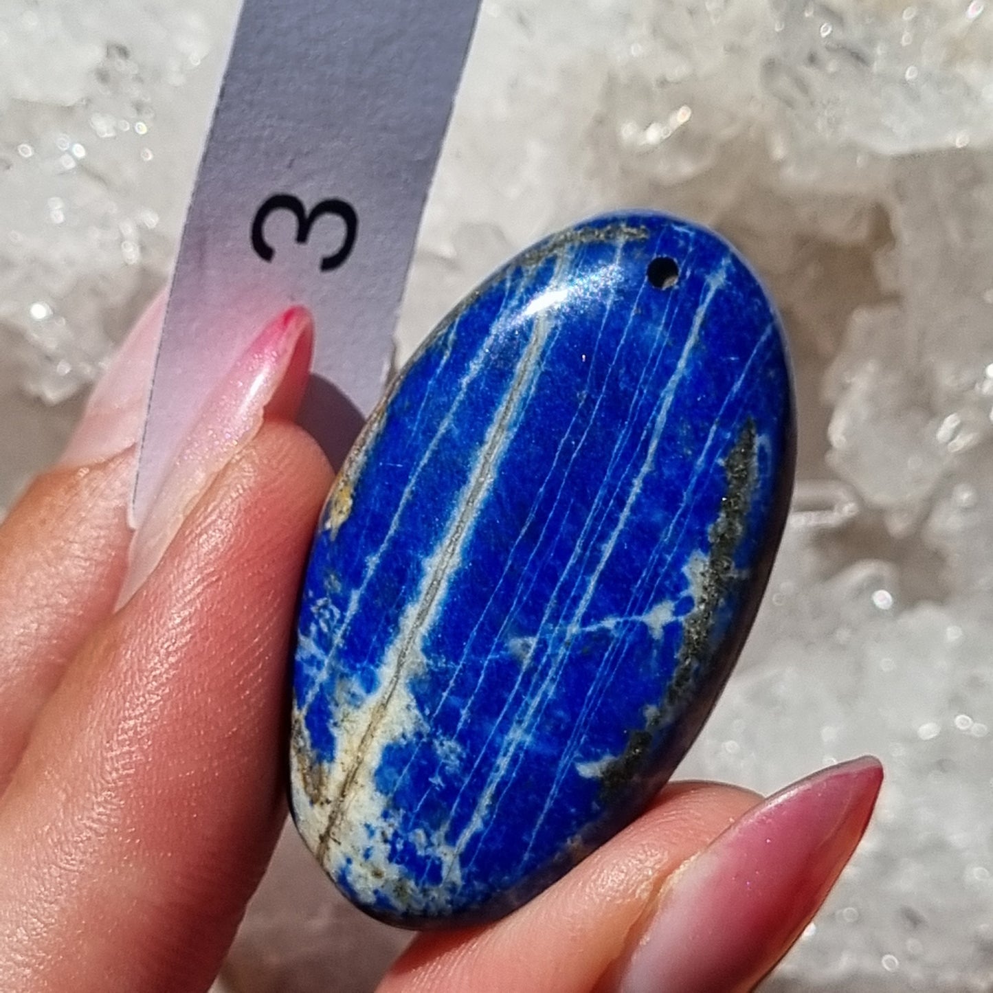 Lapis Lazuli Drilled Cabochon