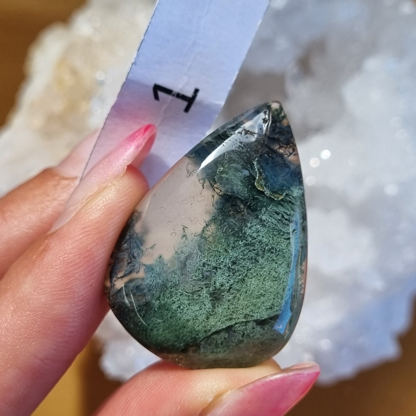 Moss Agate Cabochon