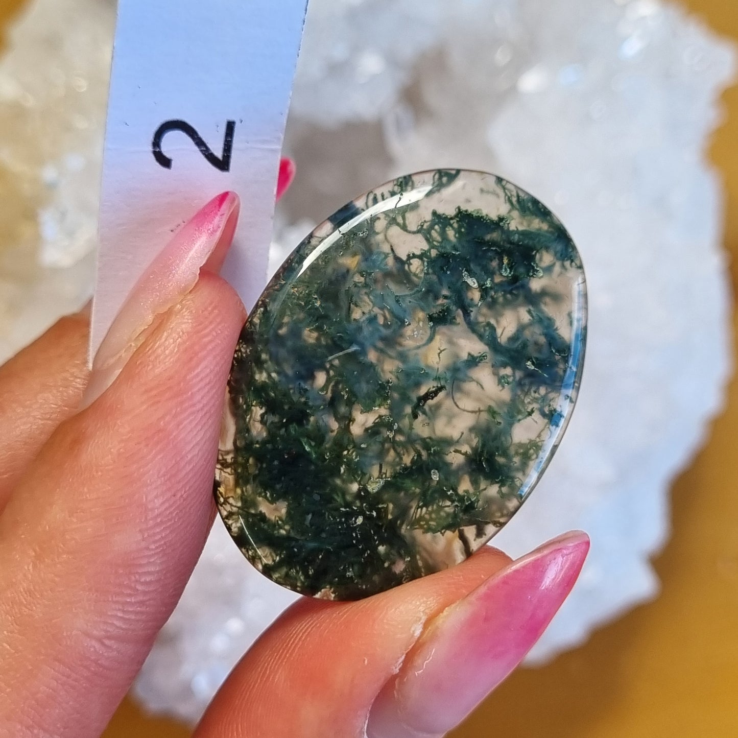 Moss Agate Cabochon