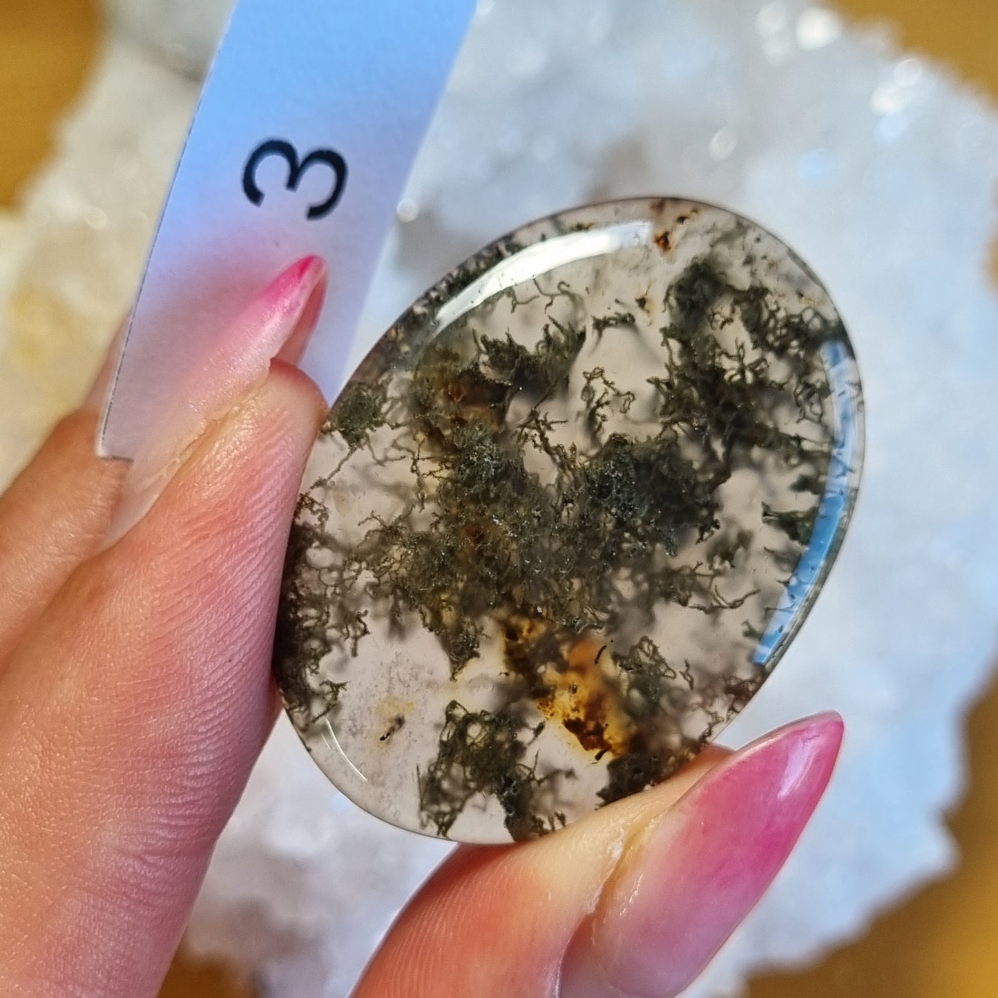 Moss Agate Cabochon