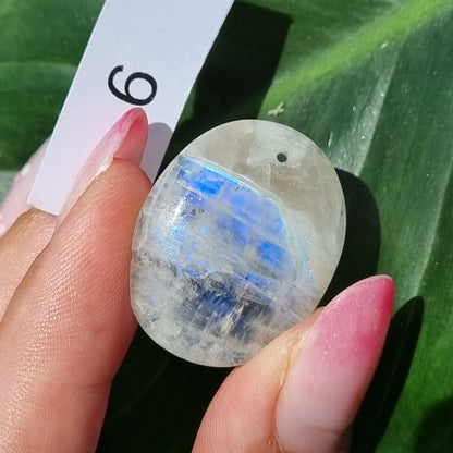 Moonstone Drilled Cabochon