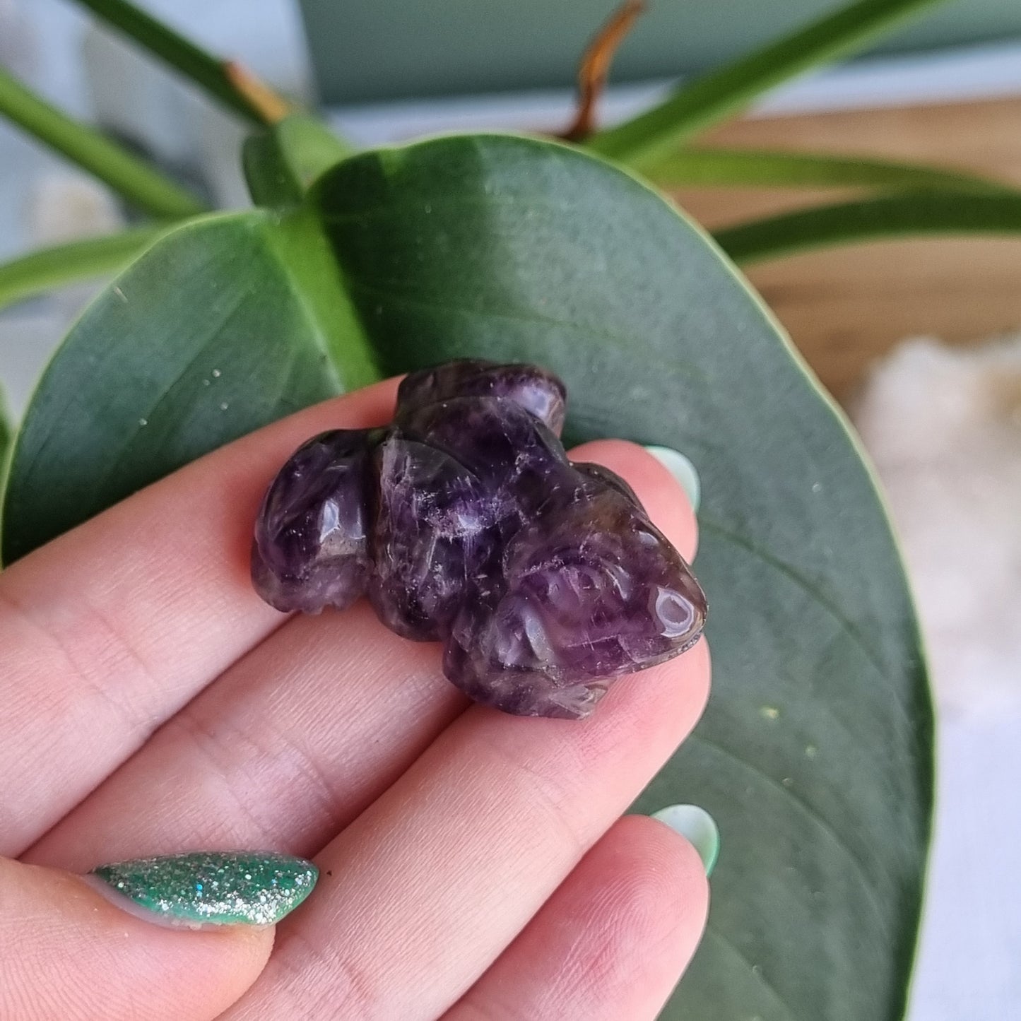 Amethyst Frog - 40mm