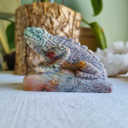 Ocean Jasper Iguana - Madagascar - 228g