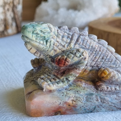 Ocean Jasper Iguana - Madagascar - 228g