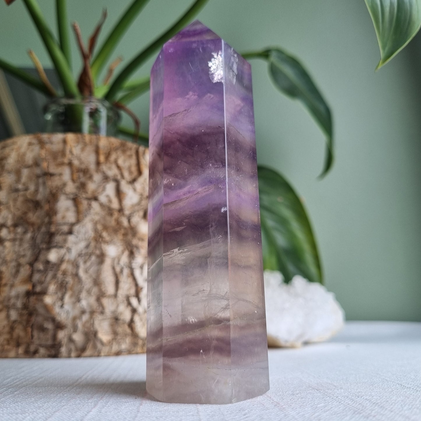 Fluorite Tower - 390g