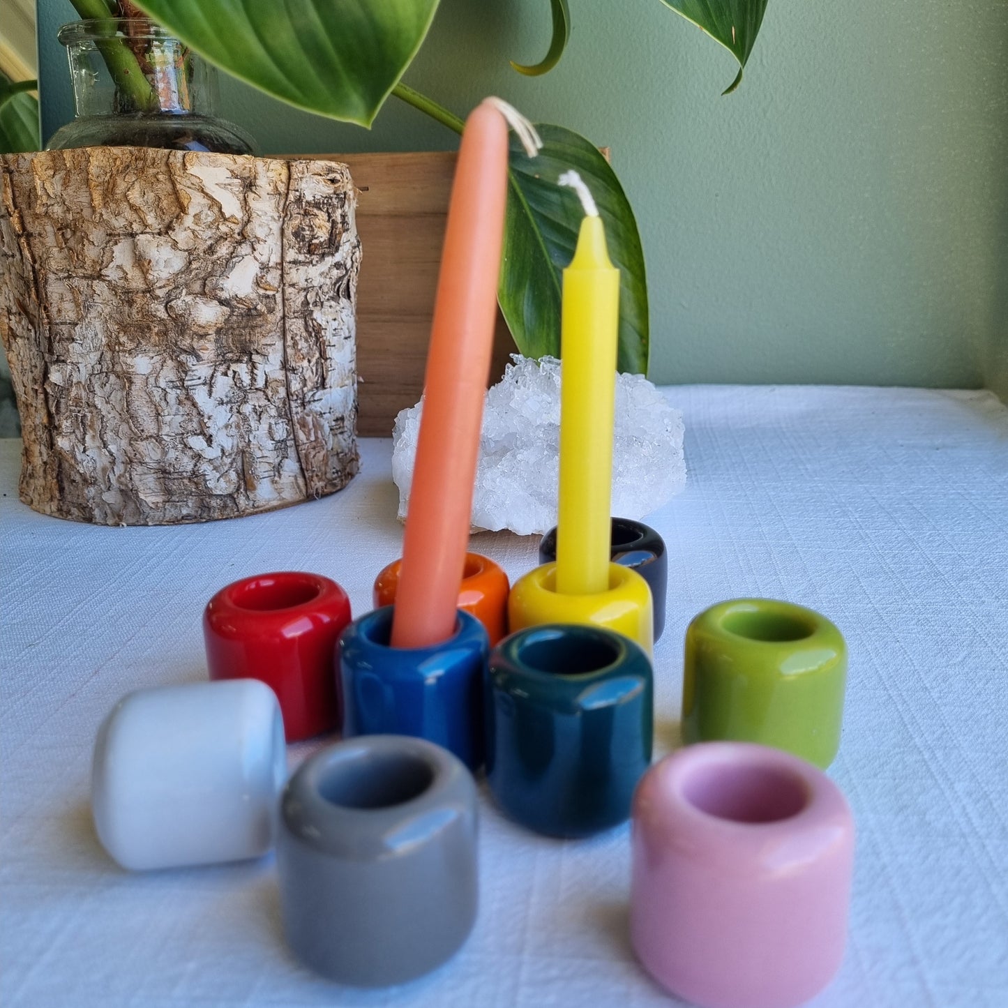 Ceramic Spell Candle Holder