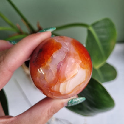 Carnelian Sphere - Madagascar - 223g