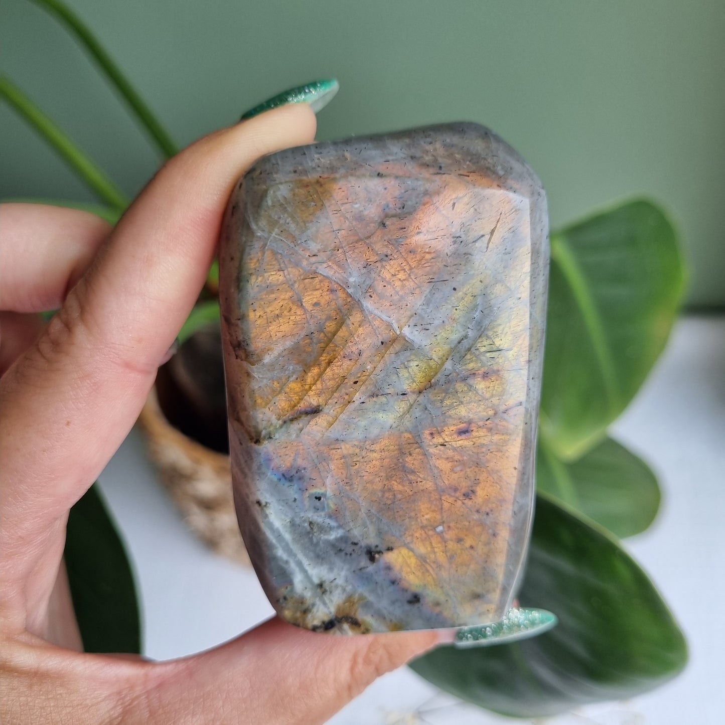 Labradorite Freeform Block - Madagascar - 312g