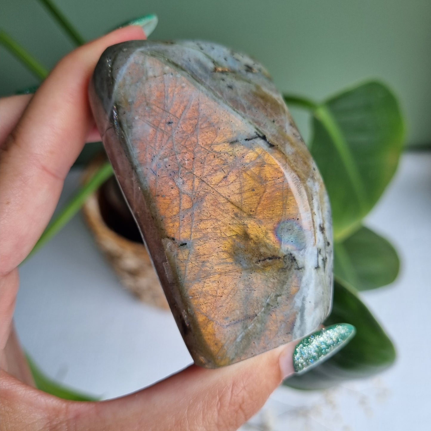 Labradorite Freeform Block - Madagascar - 312g