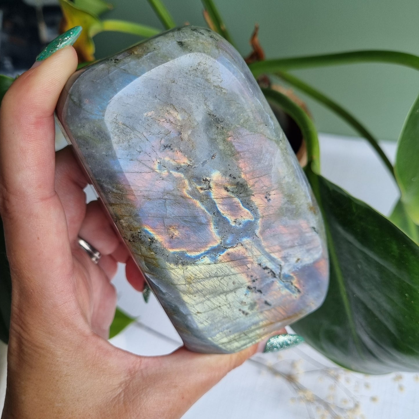 Labradorite Freeform Block - Madagascar - 775g