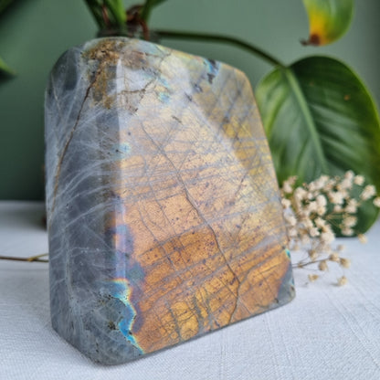 Labradorite Freeform Block - Madagascar - 975g