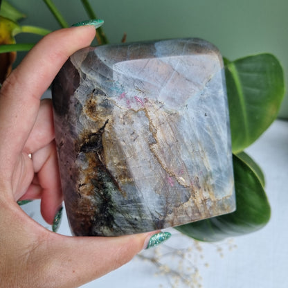 Labradorite Freeform Block - Madagascar - 975g