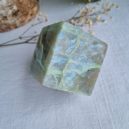 Garnierite (Green Moonstone) Cube - Madagascar - 464g