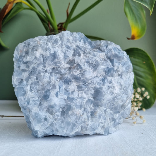 Blue Calcite Raw - Madagascan - 1.38kg