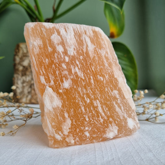 Orange Selenite Raw - Morocco - 817g