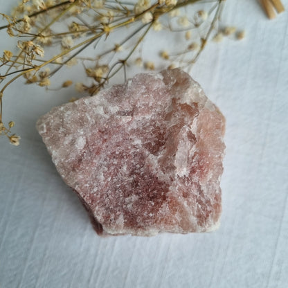 Strawberry Calcite Raw - 381g