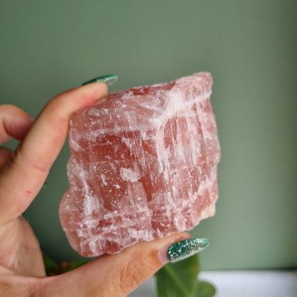 Strawberry Calcite Raw - 236g