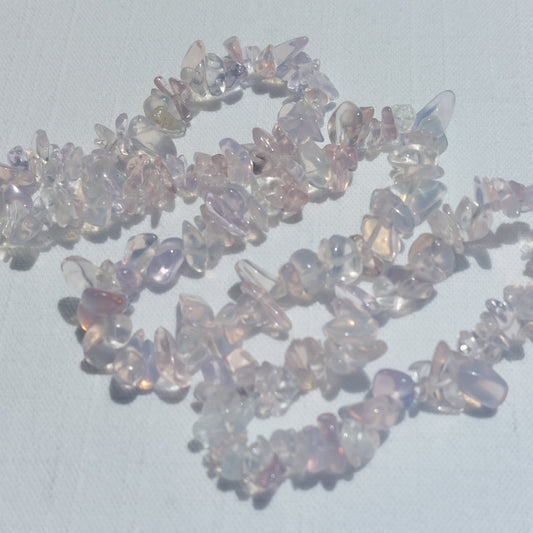 Lavender Opalite Chip Bracelet