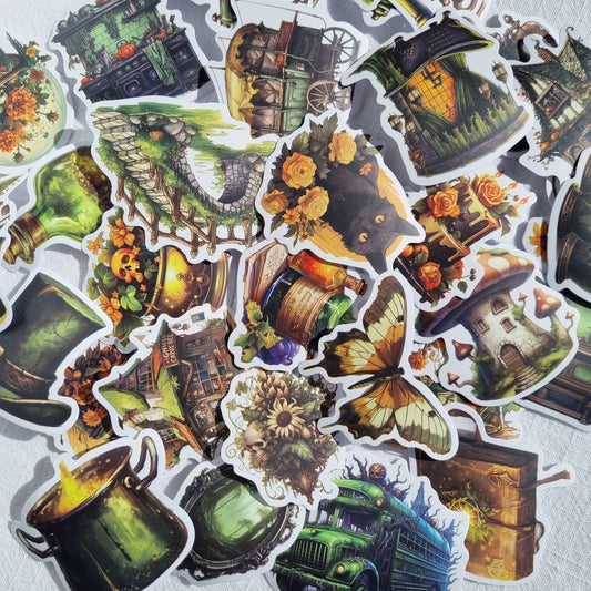 Green Alchemist Stickers - 10 Pack