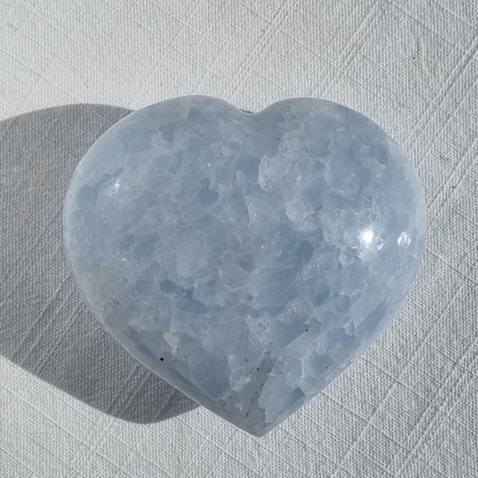 Blue Calcite Heart - 424g