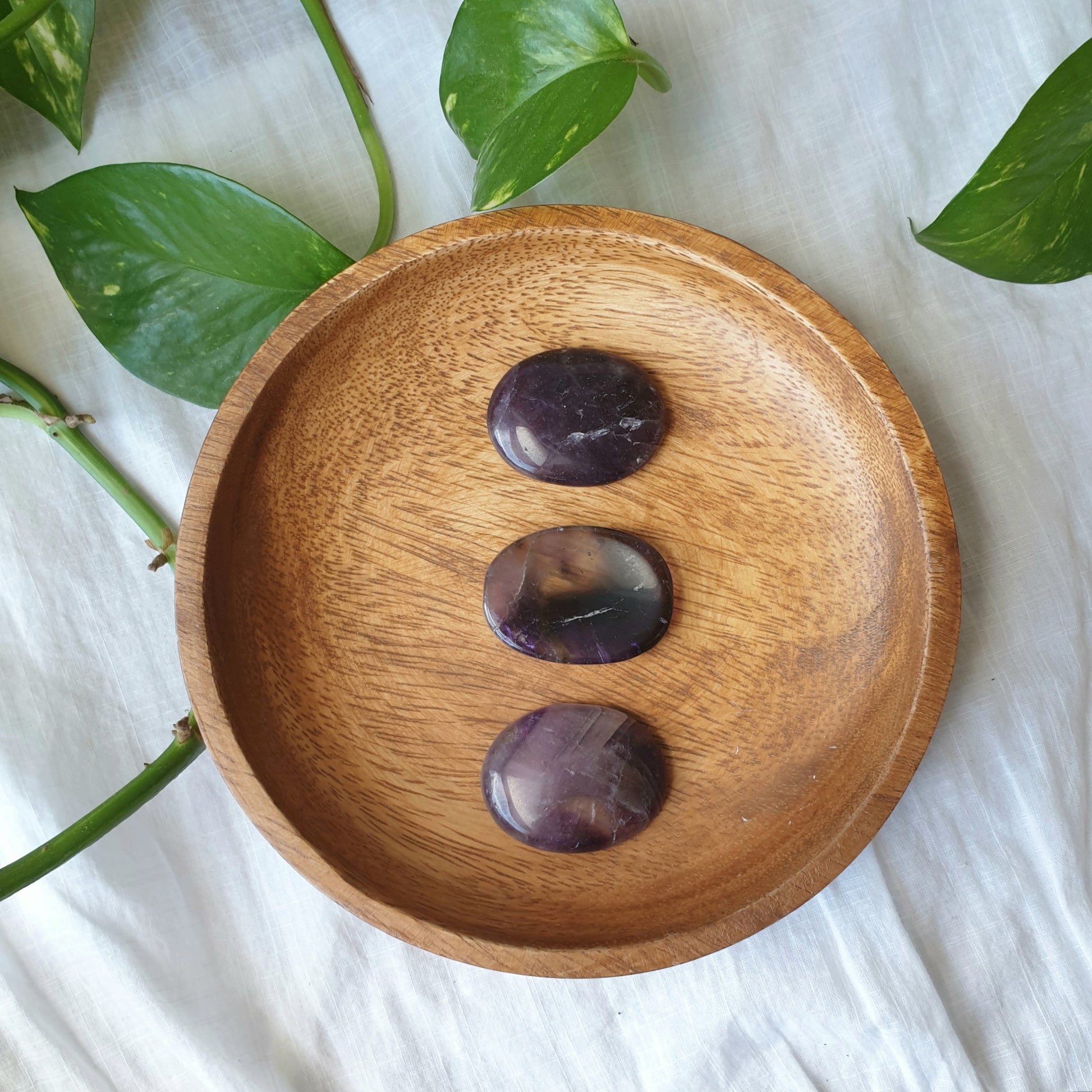 Amethyst Worry Stone - Sparrow and Fox