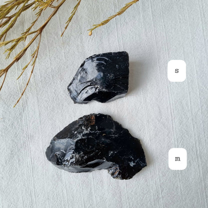 Black Obsidian Raw - Sparrow and Fox