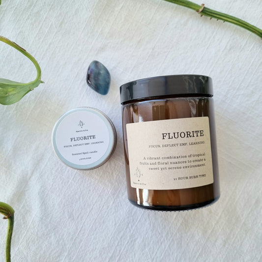 Fluorite Scented Candle - Limited Edition July - Sparrow and Fox