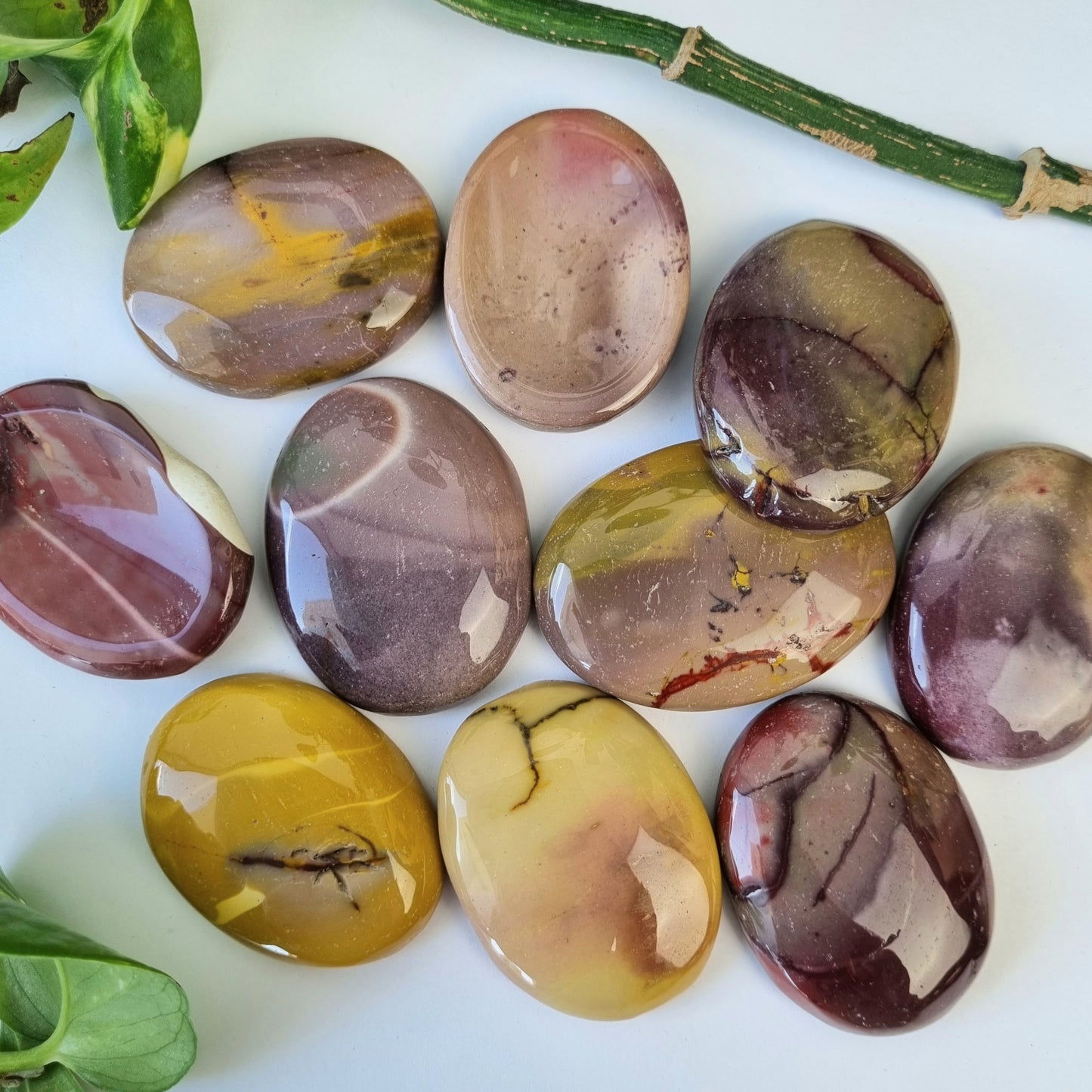 Mookaite Worry Stone - Sparrow and Fox